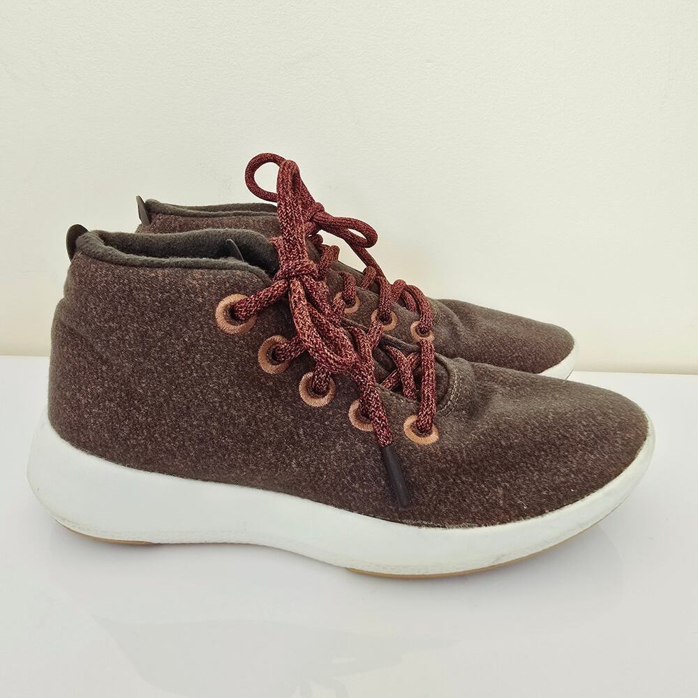 Allbirds Wool Runner-up Mizzles High tops Copper Brown Women's Size 7 - Picture 3 of 9